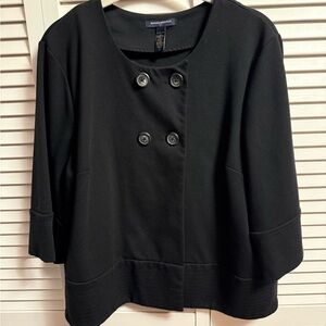 Banana Republic little black jacket XL Stretch
